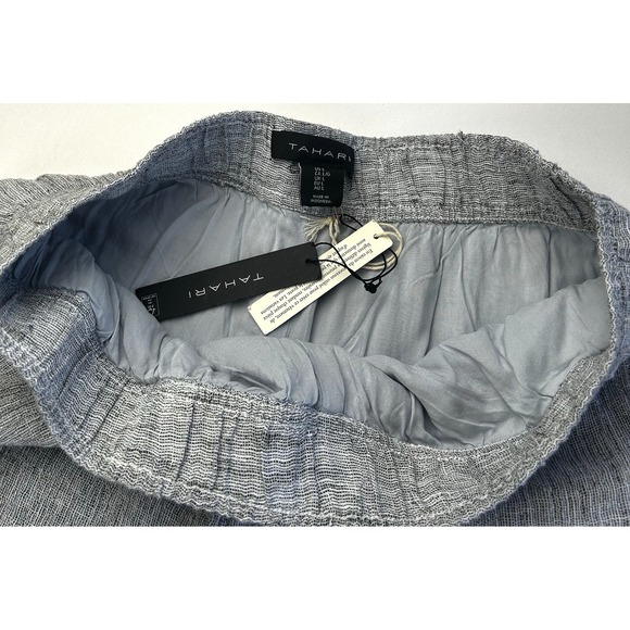 NWT Tahari Lined Linen Capri Pant Everyday & Vacation Ready Size L - Picture 7 of 9